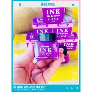Mực viết máy tẩy xóa được, mực bơm bút máy tẩy xóa ink 30ml