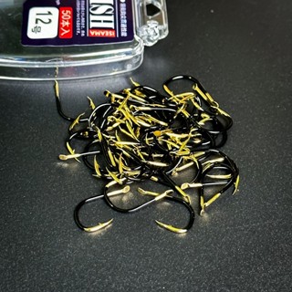 HỘP 50 CÁI LƯỠI CÂU CÁ CJ SEIKO VÀNG ĐEN DÒNG LƯỠI SIÊU CƯỜNG CHUYÊN SĂN HÀNG