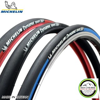 Vỏ lốp trọc xe đạp Michelin Dynamic Sport 700 x 23 25 28