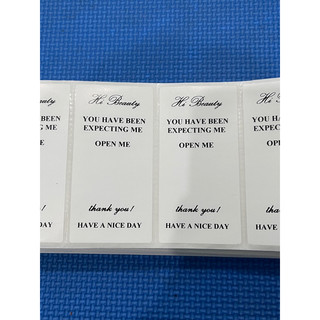 Tem niêm phong dán hộp carton, tem cảm ơn, nhãn dán cảm ơn, nhãn dán thank you