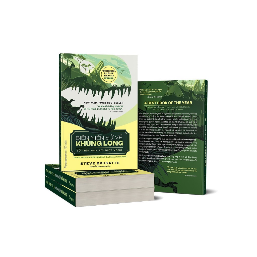 Sách_Biên niên sử về khủng long: Từ tiến hóa tới diệt vong - Steve Brusatte - Phương Nam Books