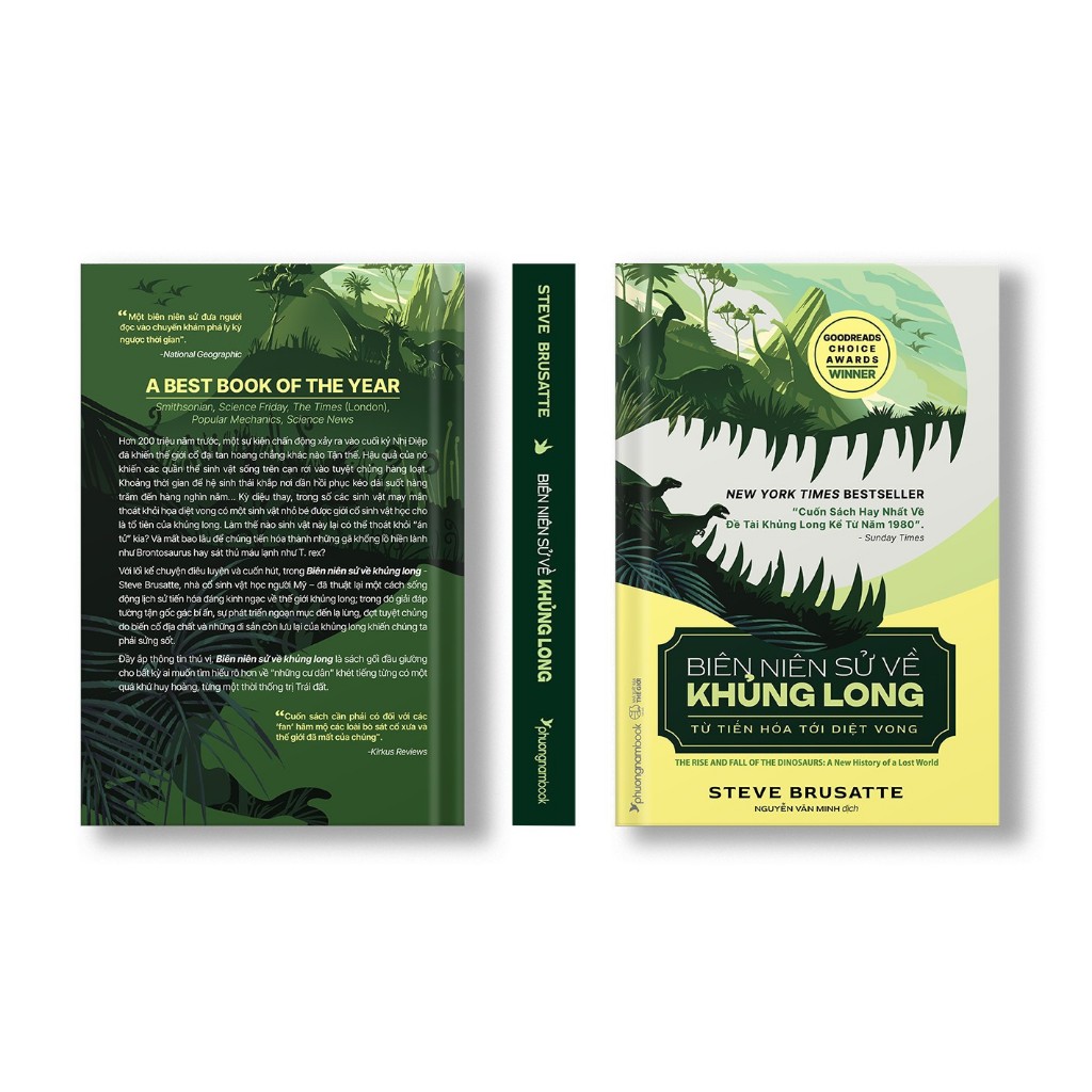 Sách_Biên niên sử về khủng long: Từ tiến hóa tới diệt vong - Steve Brusatte - Phương Nam Books