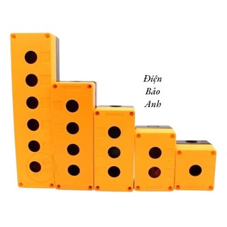 Hộp nút nhấn điều khiển, công tắc phi 22 chất lượng cao 1 lỗ, 2 lỗ, 3 lỗ, 4 lỗ