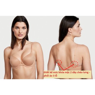 Áo ngực push nhẹ trơn Victori4's secret full tag vải tag giấy
