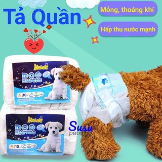 Bỉm tả quần, Tả dán cho chó mèo - Nguyên túi