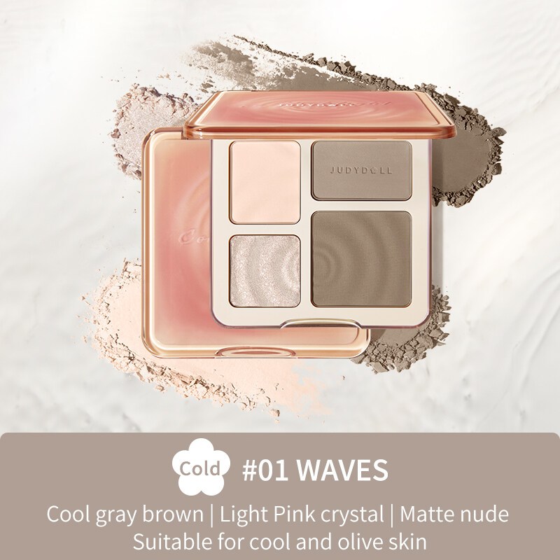 Bảng phấn bắt sáng và tạo khối JudyDoll Highlighter Contour Palette