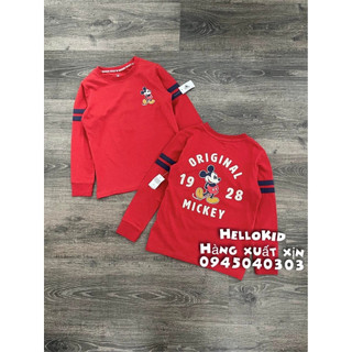 Áo thun mickey đỏ in 2 mặt