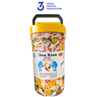Thạch con cá 3 màu dou xian - 2,5kg