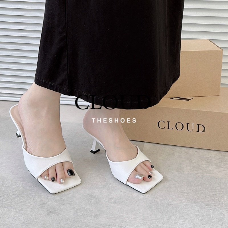 Giày cao gót quai bầu mũi vuông – Cloud The Shoes