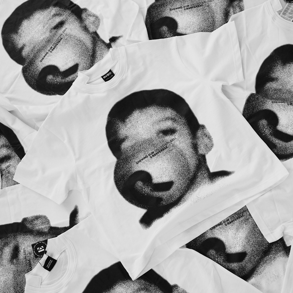 Áo Thun RVB Chewing Gum Boxy T-Shirt White