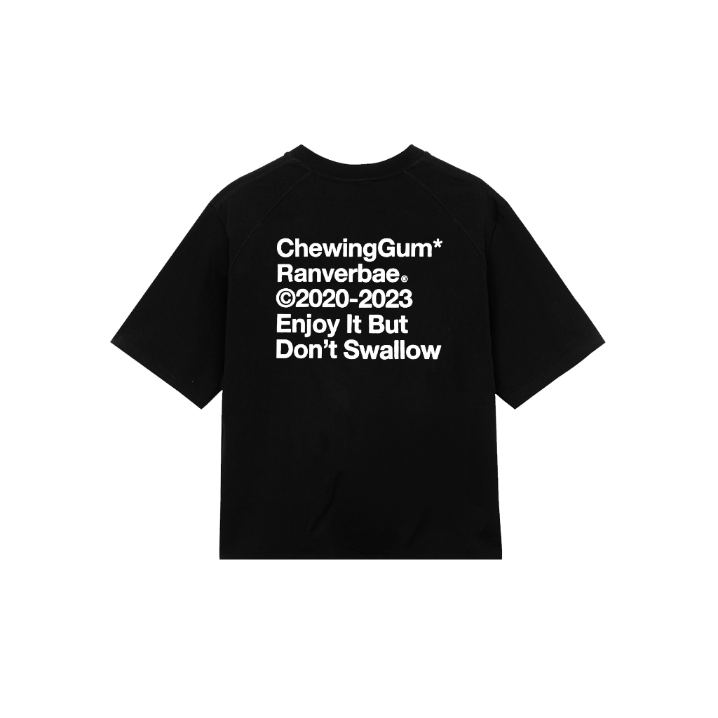 Áo Thun RVB Chewing Gum Boxy T-Shirt Black
