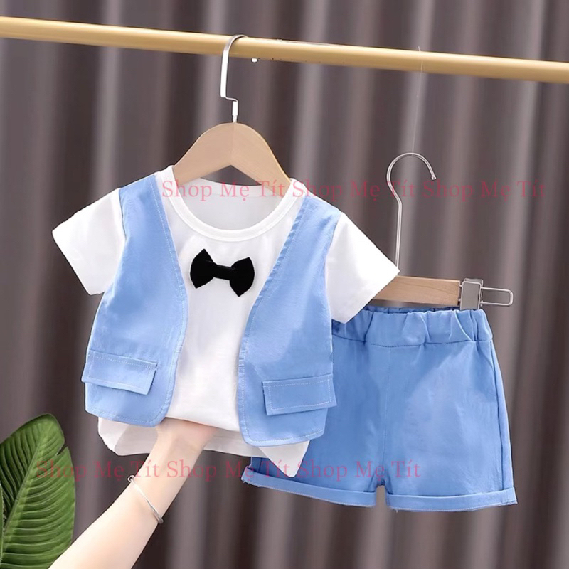 Bộ Đồ Giả Vest - Chất vải thun