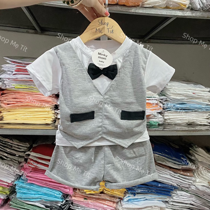 Bộ Đồ Giả Vest - Chất vải thun