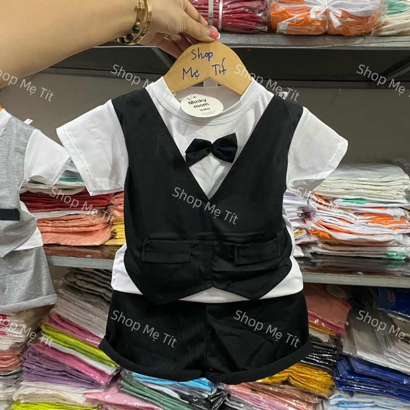 Bộ Đồ Giả Vest - Chất vải thun