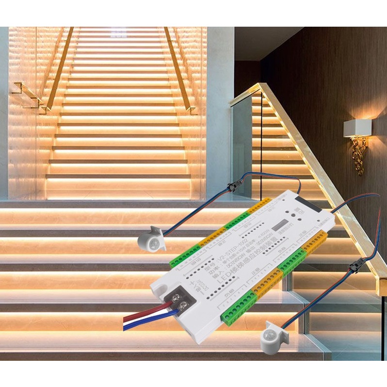 Led cầu thang thông minh cảm biến chuyển động 32 kênh