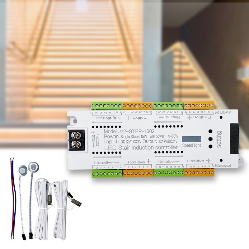 Led cầu thang thông minh cảm biến chuyển động 32 kênh