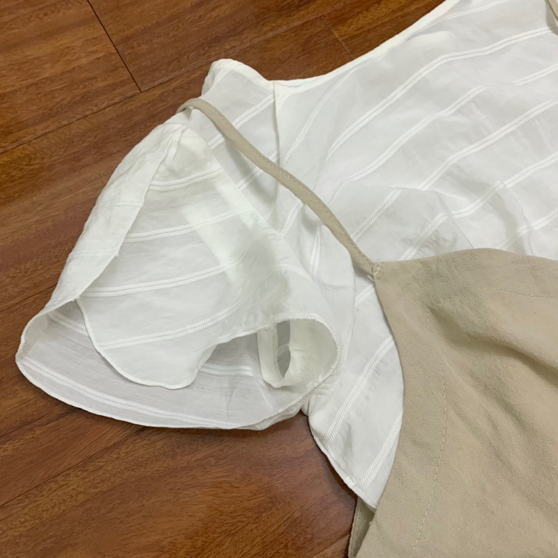 Set váy yếm hai dây kèm sơ mi - Pass/thanh lý cá nhân