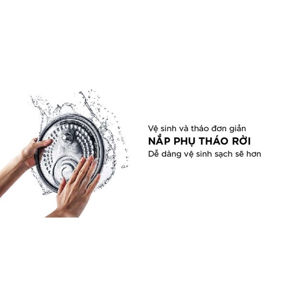 [Chỉ còn 813K sau khi áp voucher]Nồi Cơm Điện CUCKOO 1,8 lít CR-1021 Màu trắng - Hàng chính hãng - Chất lượng Hàn Quốc