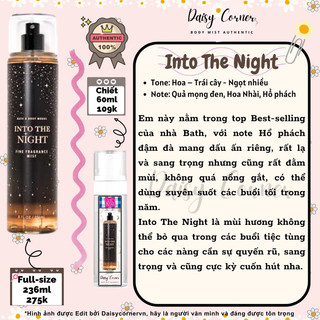 Xịt thơm Body Mist Bath and Body Works Into The Night