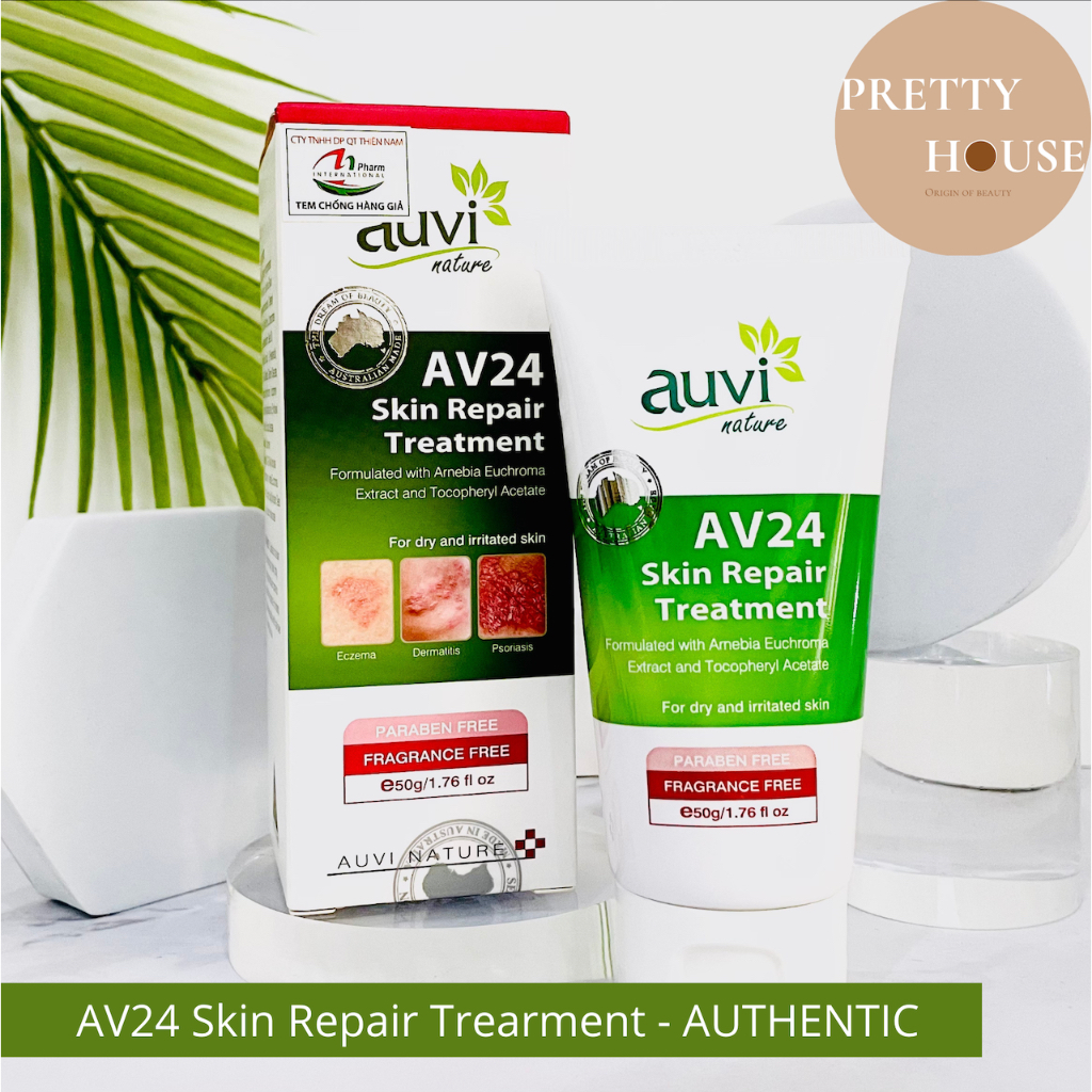 [DATE MỚI-CHÍNH HÃNG] AUVI NATURE AV24 SKIN REPAIR TREATMENT – Kem dưỡng ẩm dành cho da khô, vảy nến.