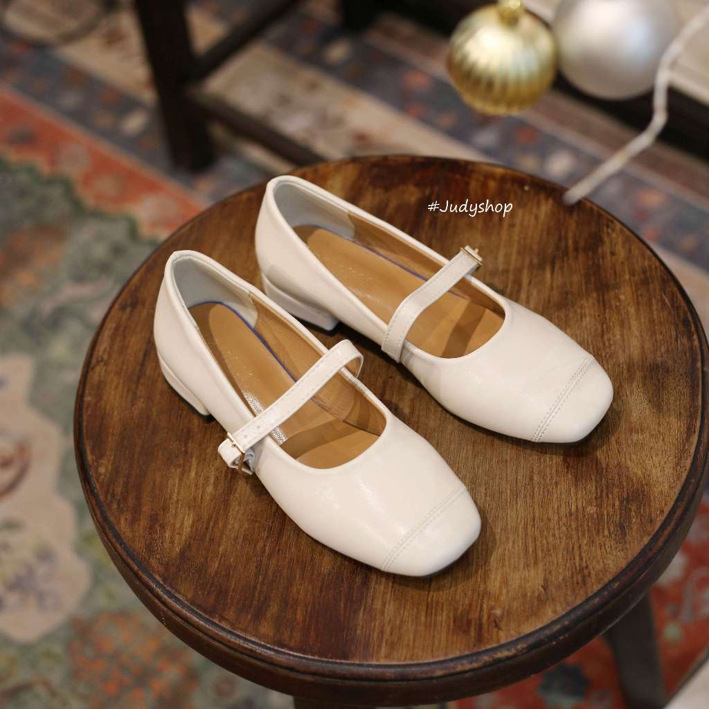 Giày Búp Bê- Giày Bệt Fashion Ngang Khuy 2p QCCC