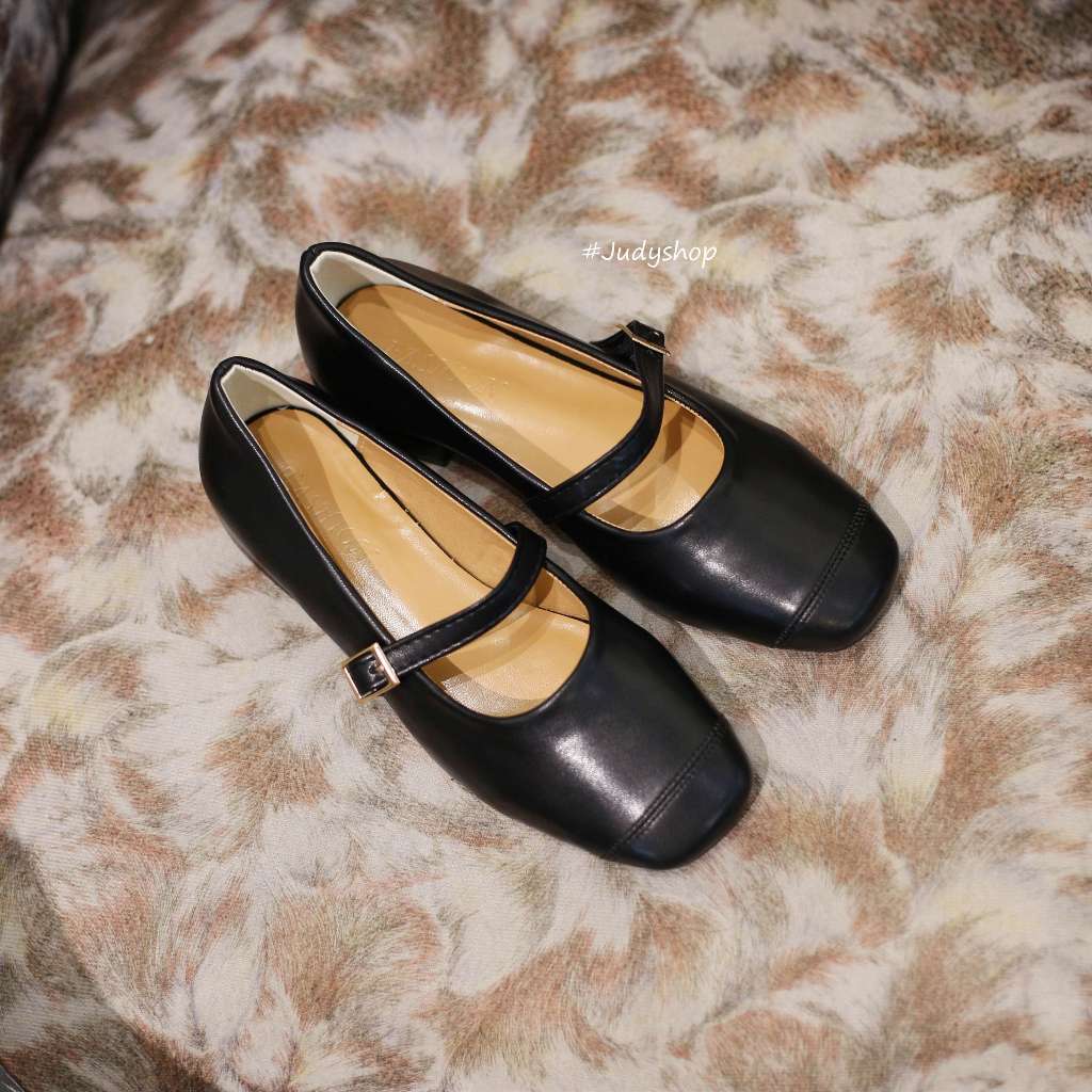 Giày Búp Bê- Giày Bệt Fashion Ngang Khuy 2p QCCC