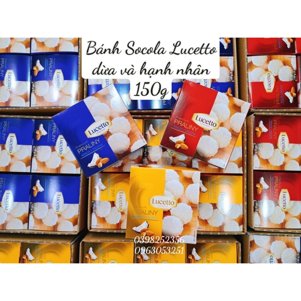 Bánh Socola dừa Lucetto 150g