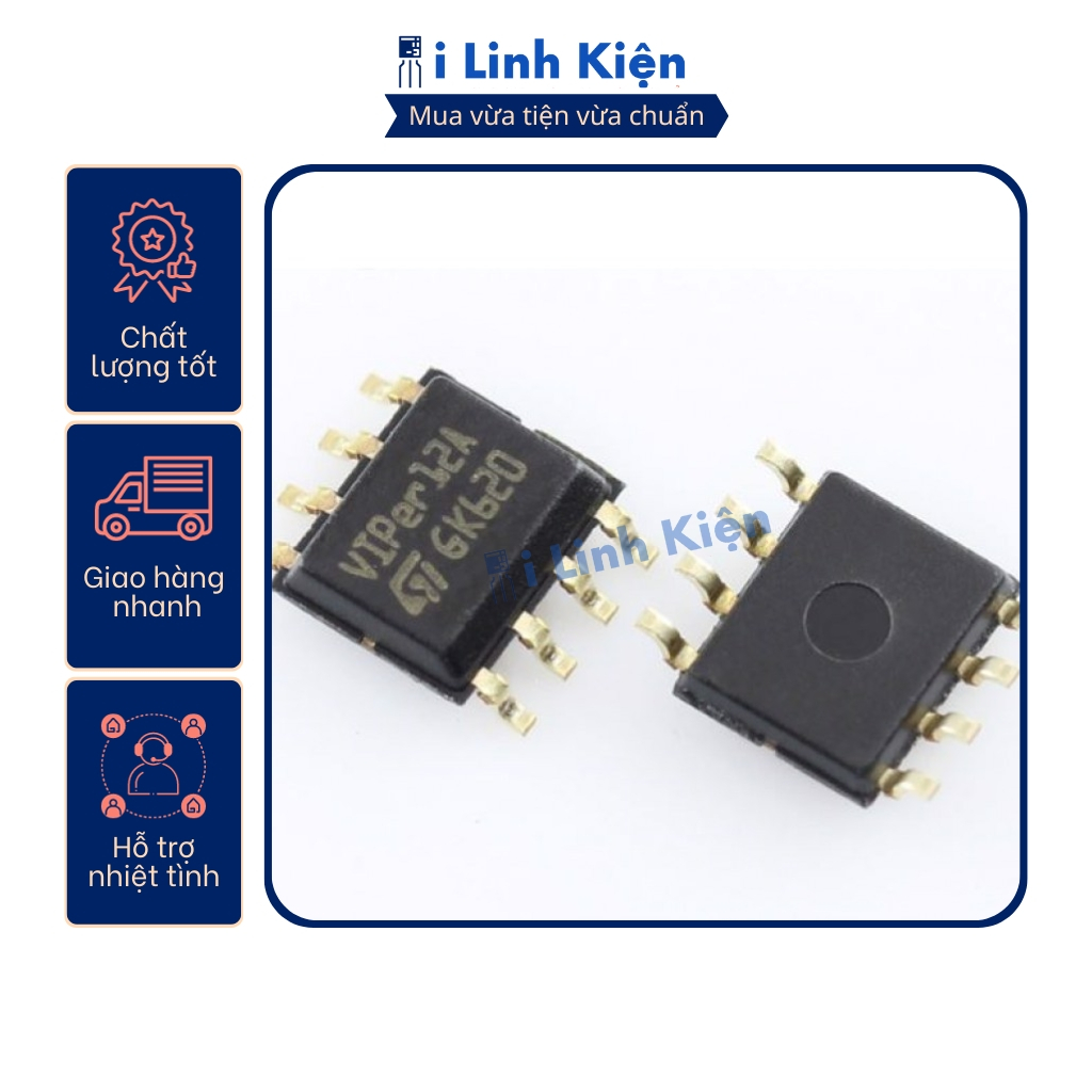VIPER12A SOP-8 chính hãng chất lượng tốt.