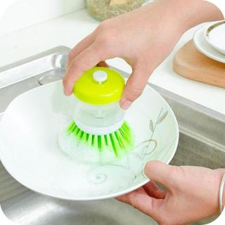 Cọ rửa chén bát có ngăn đựng nước rửa chén tiện dụng KABA