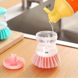 Cọ rửa chén bát có ngăn đựng nước rửa chén tiện dụng KABA