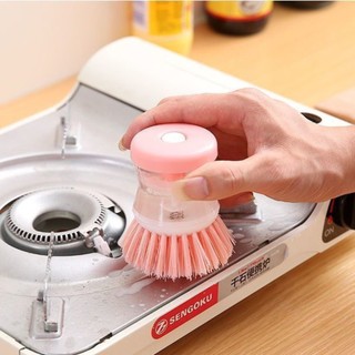 Cọ rửa chén bát có ngăn đựng nước rửa chén tiện dụng KABA