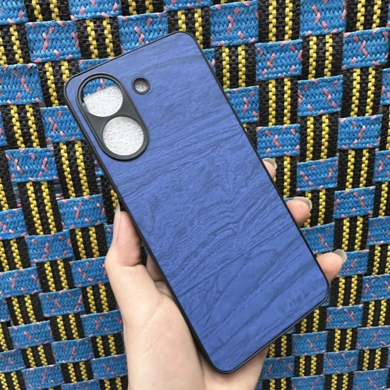 Case ốp lưng Xiaomi Redmi 13C dẻo màu kiểu vân gỗ mềm mịn ôm máy bảo vệ camera