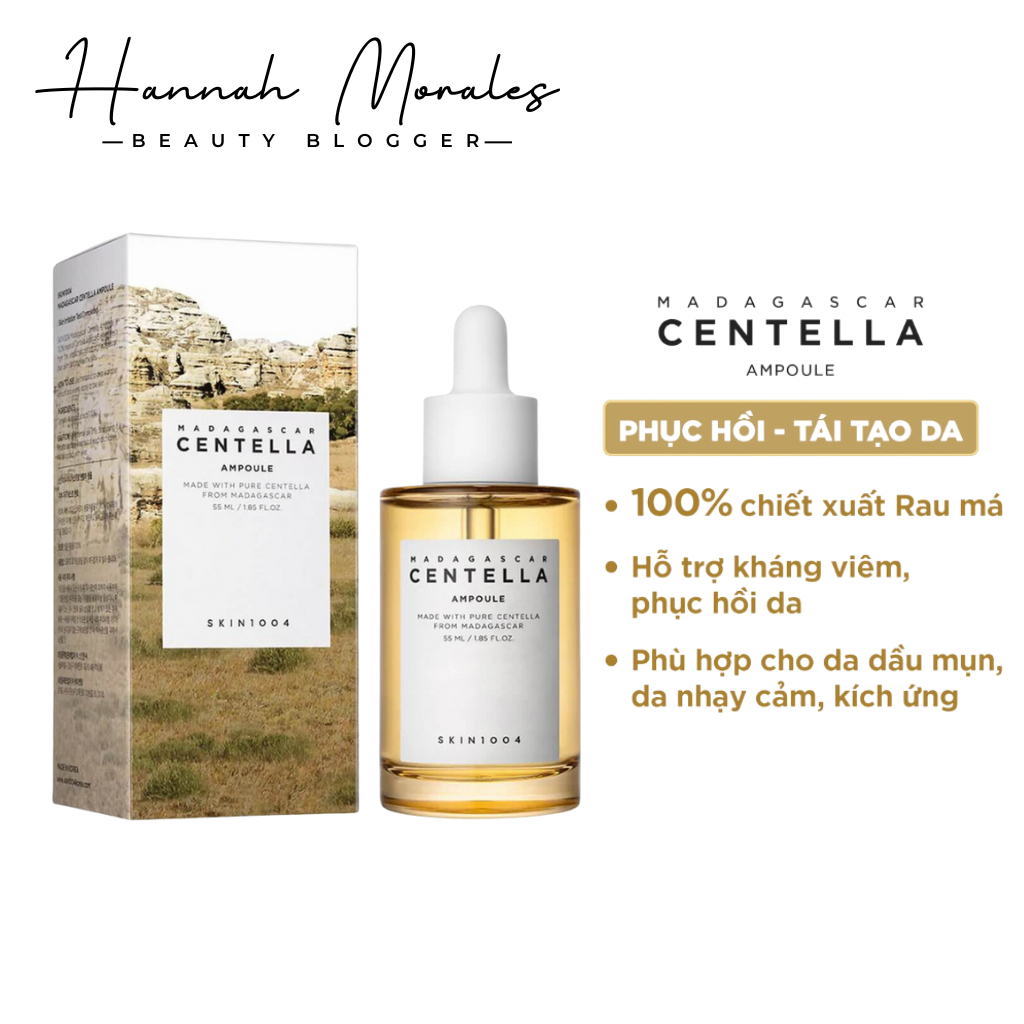 Serum Rau Má Skin1004 Madagascar Centella Asiatica Ampoule 100ml Tinh Chất Skin 1004 Chính Hãng