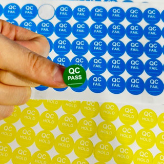 Tem nhãn dán decal giấy tem pass kt 2cm 52 tem/tờ kt 1,5 85 tem/tờ