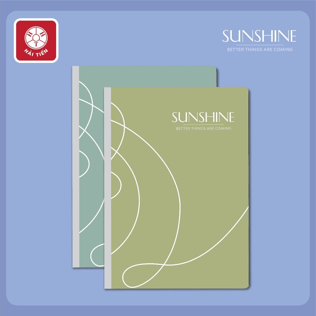HẢI TIẾN Lốc Sổ may gáy A4 Hải Tiến - Sunshine (200, 300, 400 trang)