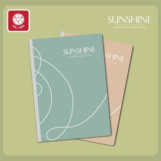 HẢI TIẾN Lốc Sổ may gáy A4 Hải Tiến - Sunshine (200, 300, 400 trang)