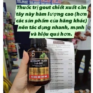 GO CELERY 16,000 Go Healthy – Hỗ trợ cho người bị GOUT và viêm khớp