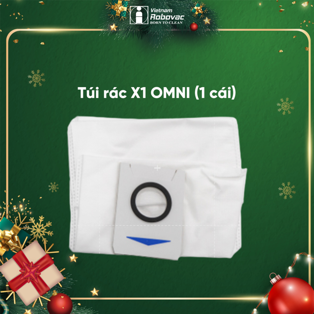 Túi đựng rác dùng cho robot hút bụi ECOVACS DEEBOT OMNI X1(1 cái lẻ)_Hàng nội địa chính hãng