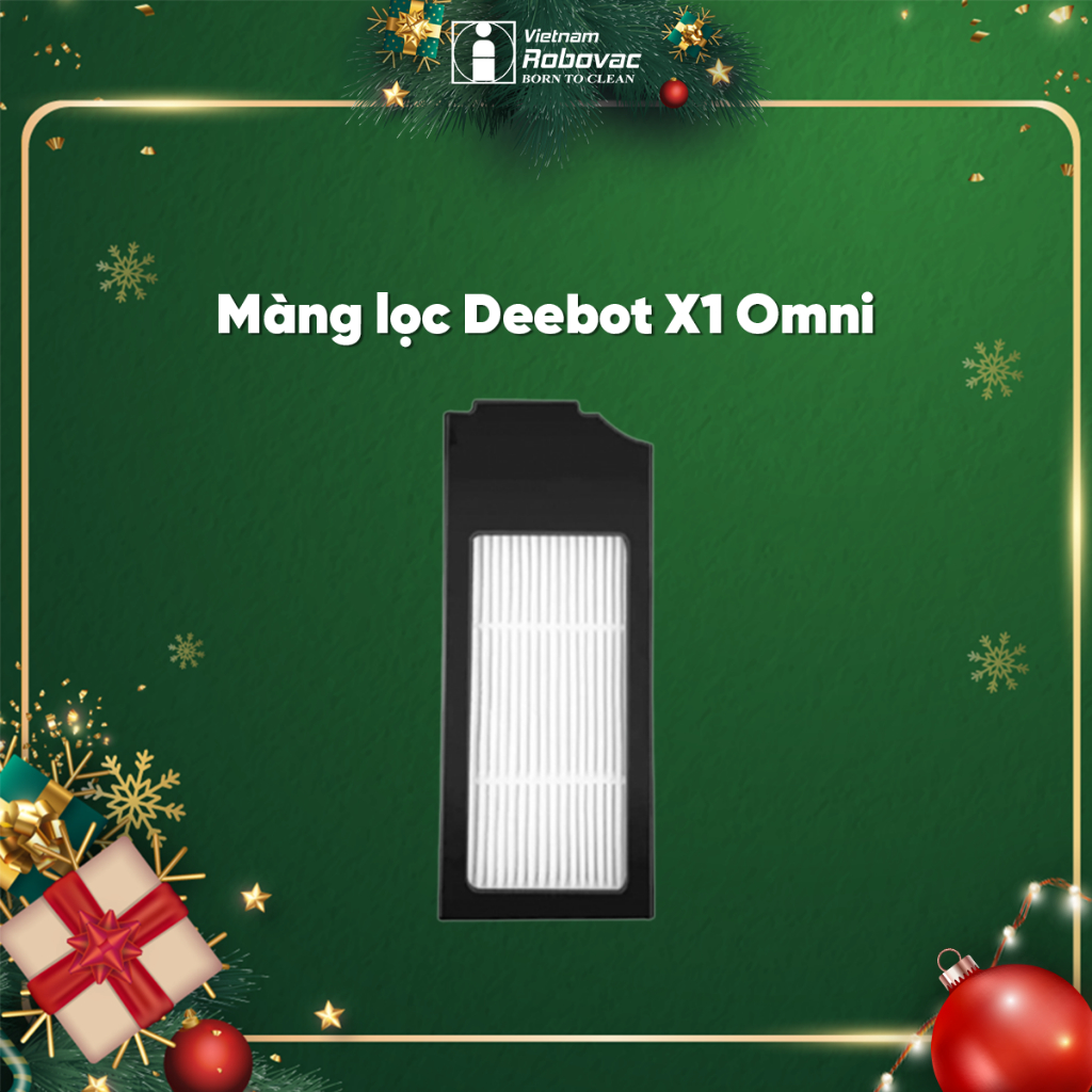 Lọc Hepa chuyên dụng cho robot hút bụi Ecovacs Deebot X1 Omni/X1 turbo (NĐ)_Hàng nội địa chính hãng