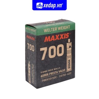 Ruột Xe Đạp 700×23/32C 60mm Van Nhỏ (Presta) MAXXIS Bicycle Tube Welter Weight
