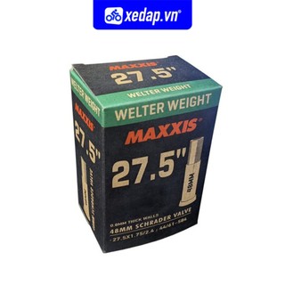 Ruột Xe Đạp 27.5×1.75/2.4 48mm Van Lớn (Schrader) MAXXIS Bicycle Tube Welter Weight