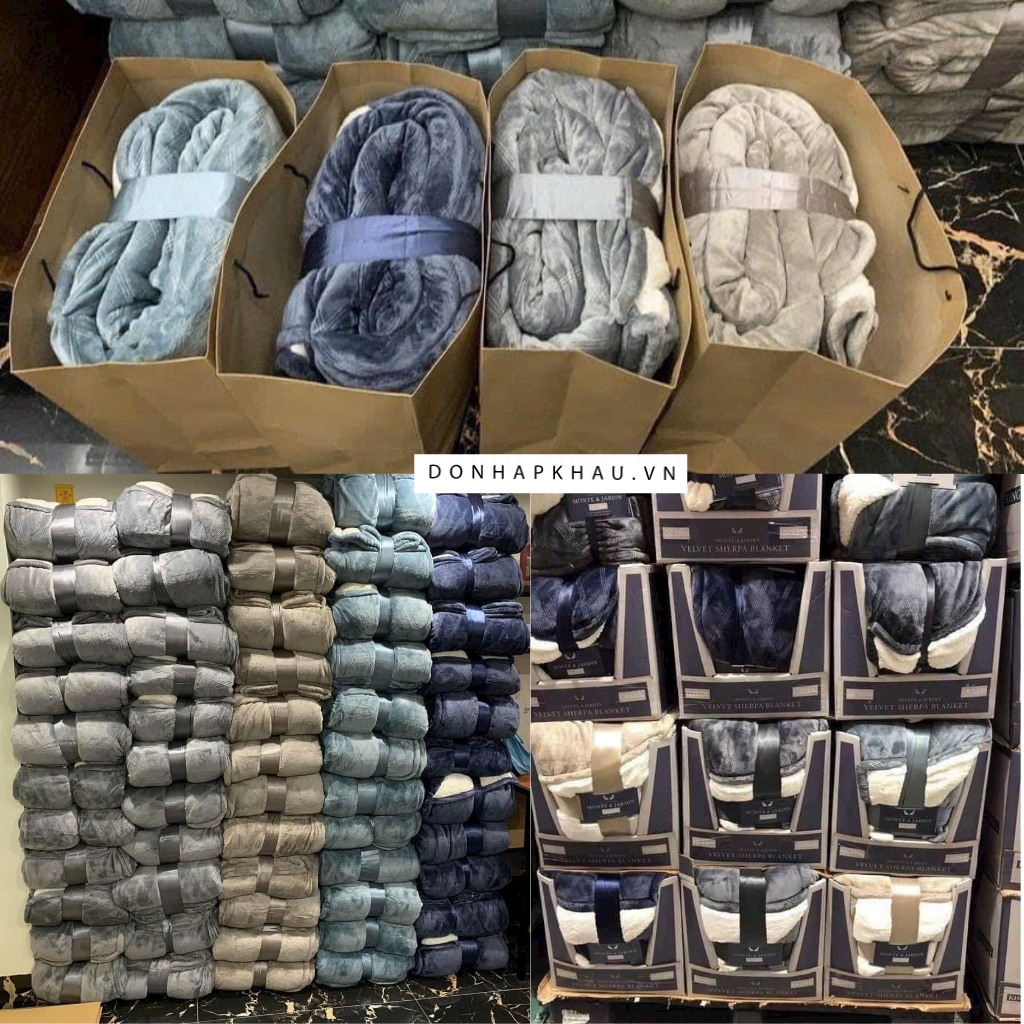 Chăn lông Monte&Jardin – hàng nội địa Mỹ