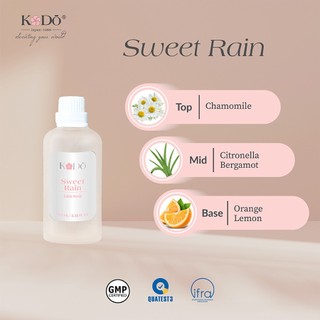 KODO-  Sweet Rain - Hương Cam Ngọt -  Tinh Dầu Nước Hoa Nguyên Chất -  10ml/50ml/100ml QUATEST3 tested