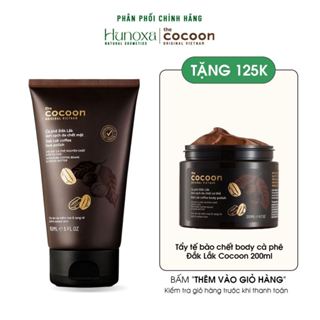 [SPECIAL DEAL] Tẩy tế bào chết da mặt Cocoon cà phê Đắk Lắk cho làn da mềm mại & rạng rỡ 150ml - HUNOXA