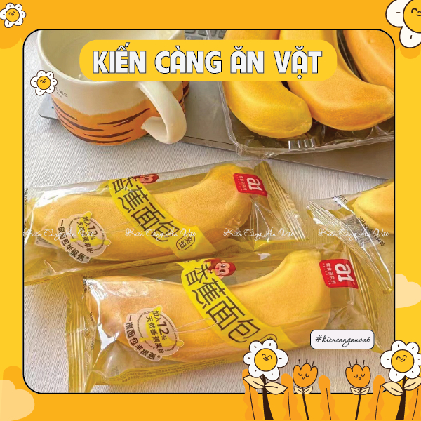 Bánh Chuối Bánh bông lan trái chuối lột vỏ thơm béo siêu hot🍌