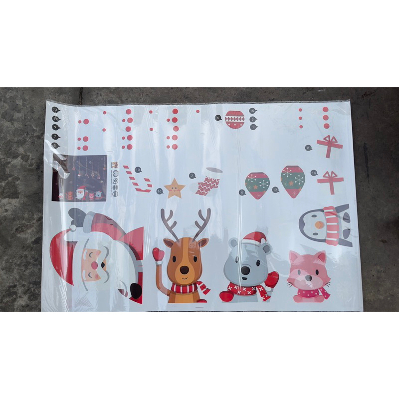 COMBO DECAL DÁN TƯỜNG NOEL - NHIỄU MẪU