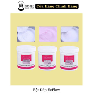 Bột đắp móng Ezflow 120ml chính hãng rất mịn và dẻo, không vón cục - Đủ 3 màu : Pink, White, Clear