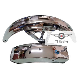 Bộ dè trước dè sau inox xe win 100
