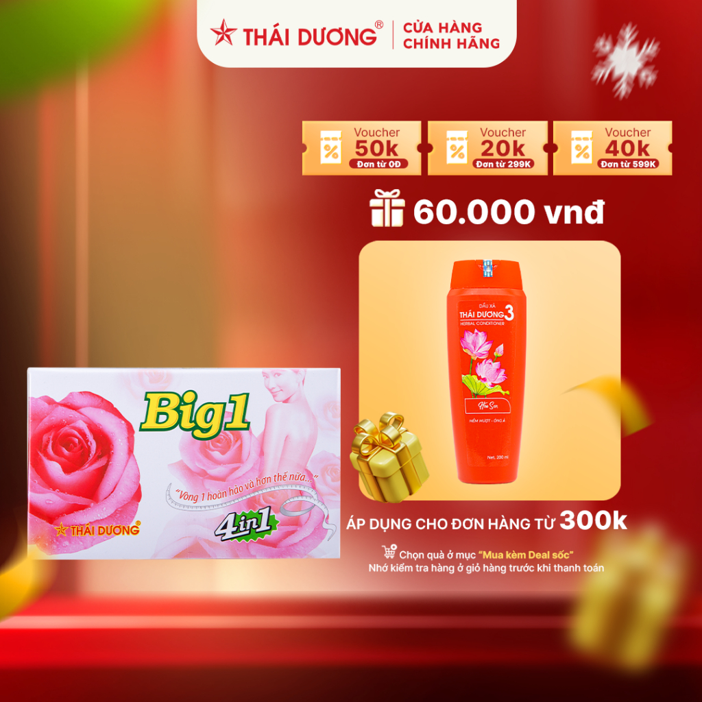 Thực phẩm bảo vệ sức khỏe BIG 1 [ VIÊN HOÀN ] Sao Thái Dương hộp 20 gói