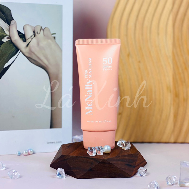 KEM CHỐNG NẮNG McNally COLLAGEN BB CREAM , PINK SUN CREAM, NÂNG TONE ,CHE KHUYẾT ĐIỂM SPF50+ PA+++ 50G